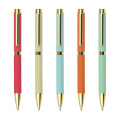 Wholesale best quality multi color metal pen promotional logo ballpoint pen gift pen for promotion